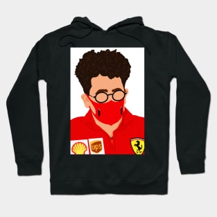 Mattia Binotto, Ferrari Teamboss, at the 2020 Italian Grand Prix at Imola Hoodie